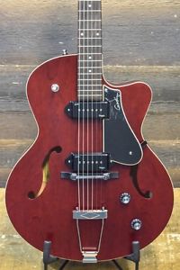 Godin 5th Avenue CW Kingpin II Burgundy "SF" El. Guitar w/ Case - #033560900225