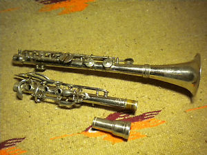 Albert System Bb Metal Clarinet "Guy RENNE" PARIS RARE ITEM! 3 Piece Low Pitch