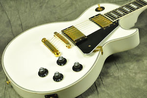 EDWARDS E-LP-105CD White Les Paul Type Electric Guitar from Japan Free Shipping