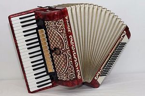 Horch DeLuxe 120 Bass+straps MUSETTE ACCORDION/Weltmeister 120/AMAZING CONDITION