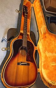 1965 Vintage GIBSON Classic J-45 Acoustic Guitar with Original Hard Shell Case!