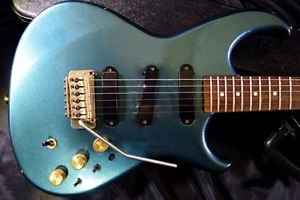 Aria Pro II 80's RS ESPRIT Phantom Blue Used Electric Guitar w/ Hard Case JP F/S