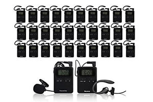 Assistive Listening System Wireless Tour Guide System with FCC for Tour Guiding