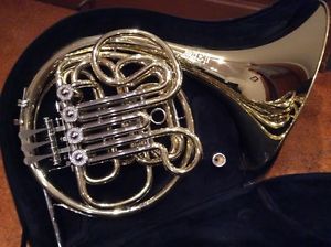 Meister Hans Hoyer F/Bb Double French Horn Model 801 - Made in Germany.