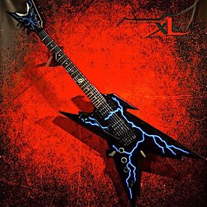 DEAN LEFT HANDED DIME RAZOBACK DB FLOYD LIGHTNING BOLT LEFTY GUITAR