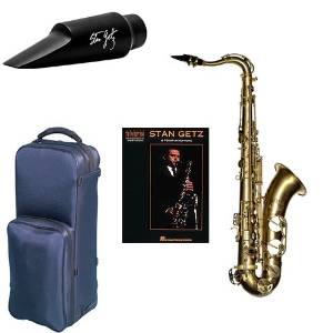Virtuoso Series Professional Matte Tenor Saxophone Deluxe w/Stan Getz Mouthpiece & Book Pack