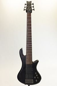 Schecter Stiletto Studio AD-SL-ST6 Black Used Electric Bass Guitar Deal Japan