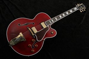 Free Shipping Used Gibson Custom Shop L-5 CES 2015 Wine Red Electric Guitar