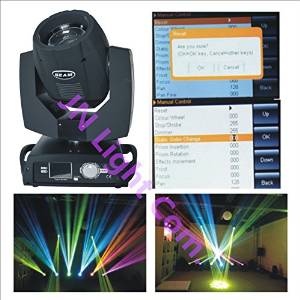 Generic 16/20ch Touch Screen Sharpy 5r Zoom 200w Beam Moving Head Lights with Philip Bulbs 6pcs Lights in 3 Flycases