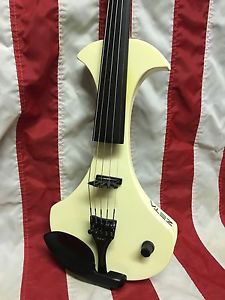 Zeta SV25 Electric Violin 5 string Model white Violin  MIDI Input