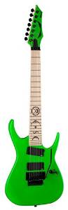 Dean Guitars US141063 USA Rusty Cooley 7-String Solid-Body Electric Guitar, Nuclear Green