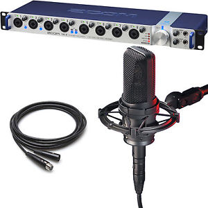 Audio Technica AT4050 Studio Microphone and Zoom TAC-8 Mac Thunderbolt Interface