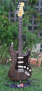 USA Fender Stratocaster neck Zebrawood body seymour duncan antiquity pups