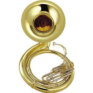 Yamaha YSH-411 Series Brass BBb Sousaphone Ysh411 Lacquer - Instrument Only