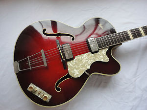 Hofner 1964 457 President Archtop Jazz Guitar Beatle