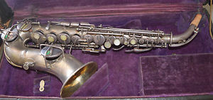 1925 Conn Bb Curved Soprano Sax High F, Silver Plate, Low Pitch, Video, Ship WW