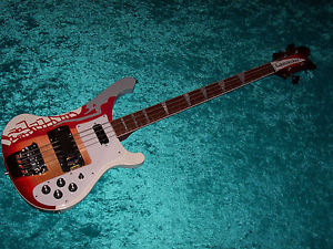 AMAZING MMT Custom Hand Painted Rickenbacker 4003 Electric Bass Guitar  4001