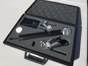 Shure U2-UA & U1-UA BETA58A Beta 58 Wireless Microphone Transmitter 782-806 MHz