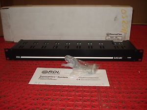 RDL SourceFlex SAS-8C Audio Controller 8-Station Distributed Audio System  NEW