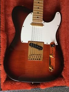 Fender Telecaster Gold 50th anniversary 1996 Mint Flamed Front & Back