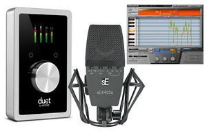 perApogee Duet for iPad and Mac Una SE Electronics sE4400 microfono pacchetto