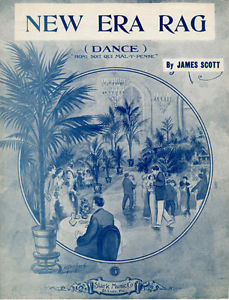 NEW ERA RAG -1919- JAMES SCOTT-PUB. BY STARK MUSIC CO. ST LOUIS, MO.-Sheet Music