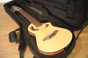 Avante Veillette Gryphon 12 String Acoustic-Electric Guitar Natural w/ Case