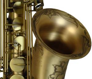 LA Sax BIG LIP "X" Tenor Saxophone - Vintage Matte Lacquer Body and Keys