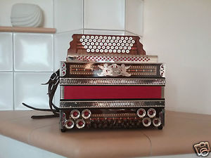 Steirische Harmonika MÜLLER, Stimmung D-G-C-F-B