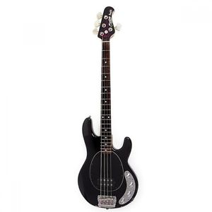 Sterling Ray34 Ash Body Black MUSICMAN Used Electric Bass Guitar Best Deal Japan