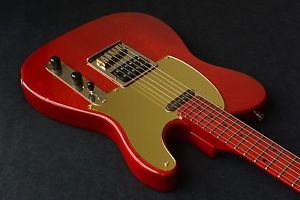 LIMITED OFFER PRICE!! BILL LAWRENCE TELE MADE IN JAPAN TRANSLUCENT RED BODY/NECK