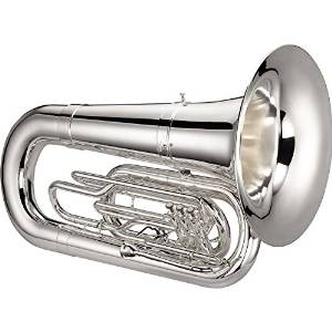 Jupiter 5080 Quantum Series Marching BBb Tuba, Silver