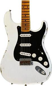 Fender Custom Shop Ancho Poblano Stratocaster - Opaque White Blonde, Shattered Journeyman Relic