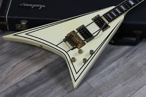 RARE! 1992 Jackson Randy Rhoads LTD Concord white Pinstripe + OHSC