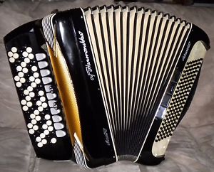 5-Row Kouvola Maestro Button Accordion LMMH – SEE VIDEO – Hablo Español