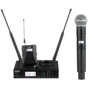 Shure ULXD124/85 Wireless Mic System Combo with SM58 and WL185 Microphones