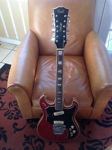 Vintage Japan 12 String Electric Guitar  Kent Rare 1960's