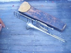 Vintage Besson Prototype Valve Trombone w/ mouthpiece brass musical instrument