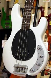 Free Shipping Music MAN Stingray Wh/r/bk Electric Bass