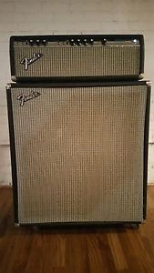 Vintage 1973 Fender Bassman 100 with Cabinet