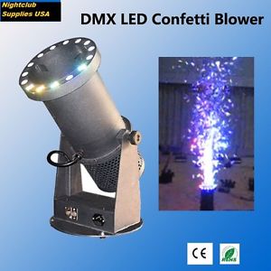CONFETTI BLOWING MACHINE Electrical DMX Confetti Launcher DJ/Stage Effect Unit