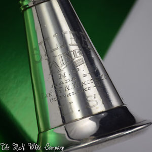 Vintage “Silver King” H. N. White Clarinet Sterling Silver Bell Remarkable