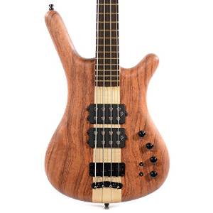 Warwick Corvette $$ BT Bubinga 4-String Natural Oil (Germany) w/ Flight Case