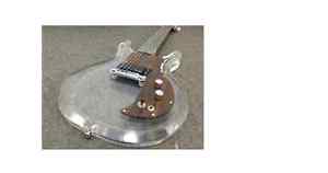 ELECTRIC GUITAR ACRYLIC BODY DAN ARMSTRONG AMPEG GUITARRA ELECTRICA TRANSPARENT