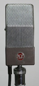 Vintage RCA 74-B RIBBON Microphone jr velocity Art Deco