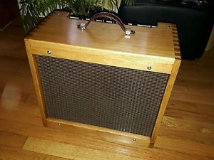 Custom Fender Blues Junior Guitar Amp with Pine Cabinet and Canabis Rex
