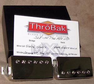 NOS WIRE - NEW - ThroBak SLE-101 PLUS MXV LTD - PAF-Style Humbuckers - Last Set