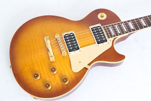 1996 Gibson Les Paul Jimmy Page Sunburst w/case - Great top! -