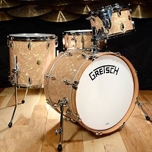 Gretsch Broadkaster 12/14/20/5.5x14 Classic Jazz 4pc Kit w/Vintage Build Antique Pearl