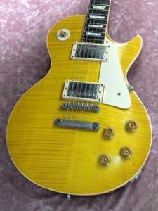 Used Gibson Custom Shop 1959 Les Paul Reissue 2011 Faded Lemon Burst Guitar